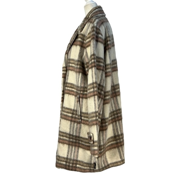 Sam EDELMAN WOMENS NEW WITH TAGS STYLE #64864X BLURRED PLAID COAT - Picture 5 of 16